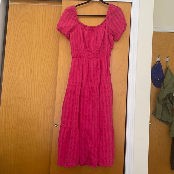 Mid-Length Pink Anthropologie Dress Size S - Picture 2 of 7